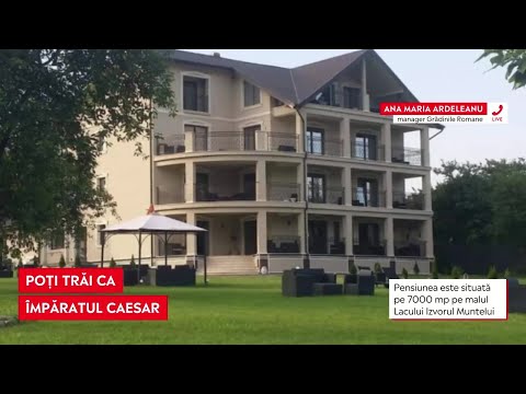 În județul Neamț găsești o pensiune inspirată din stilul Imperiulului Roman