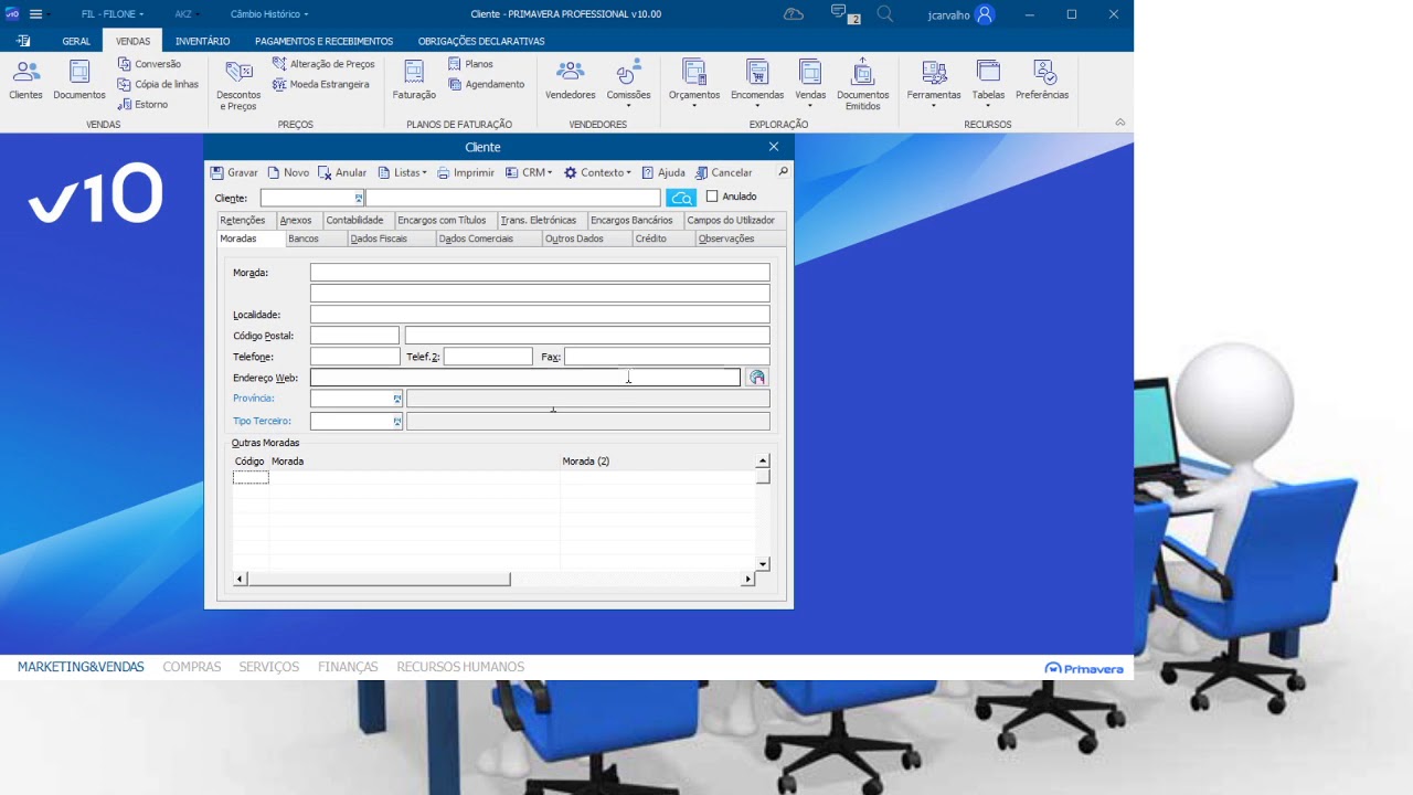 ERP PRIMAVERA V-10 (VENDAS)