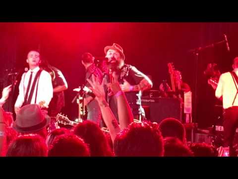Tim Armstrong sings Into Action at The Interrupters Record Release Party, The Roxy, June 18, 2016