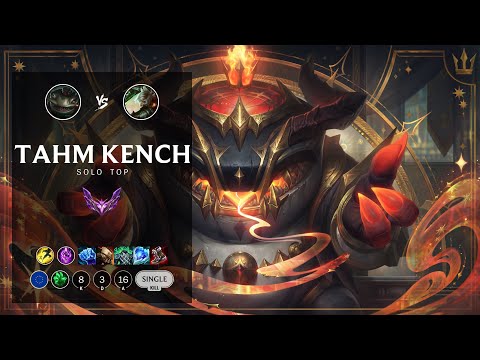 Tahm Kench Top vs Riven - EUW Master Patch 12.17