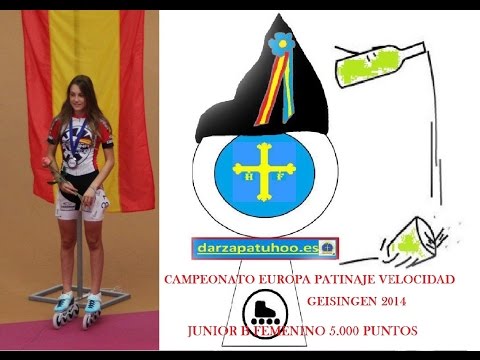 2-JUN.B.FEM.5.000P CAMPEONATO EUROPA PATINAJE VELOCIDADA