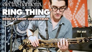 Video thumbnail for Geoff Countryman Demos the Electro-Harmonix Ring Thing Single Sideband Modulator Pedal by EHX