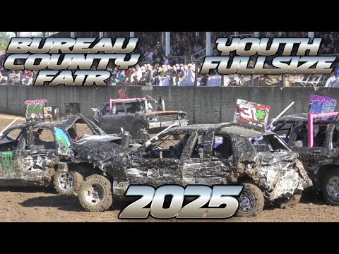 YOUTH FULLSIZE BUREAU COUNTY FAIR DEMOLITION DERBY 2025