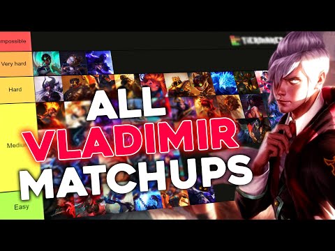 THE ULTIMATE VLADIMIR MATCHUP TIERLIST GUIDE | Vladimir Guide Season 14
