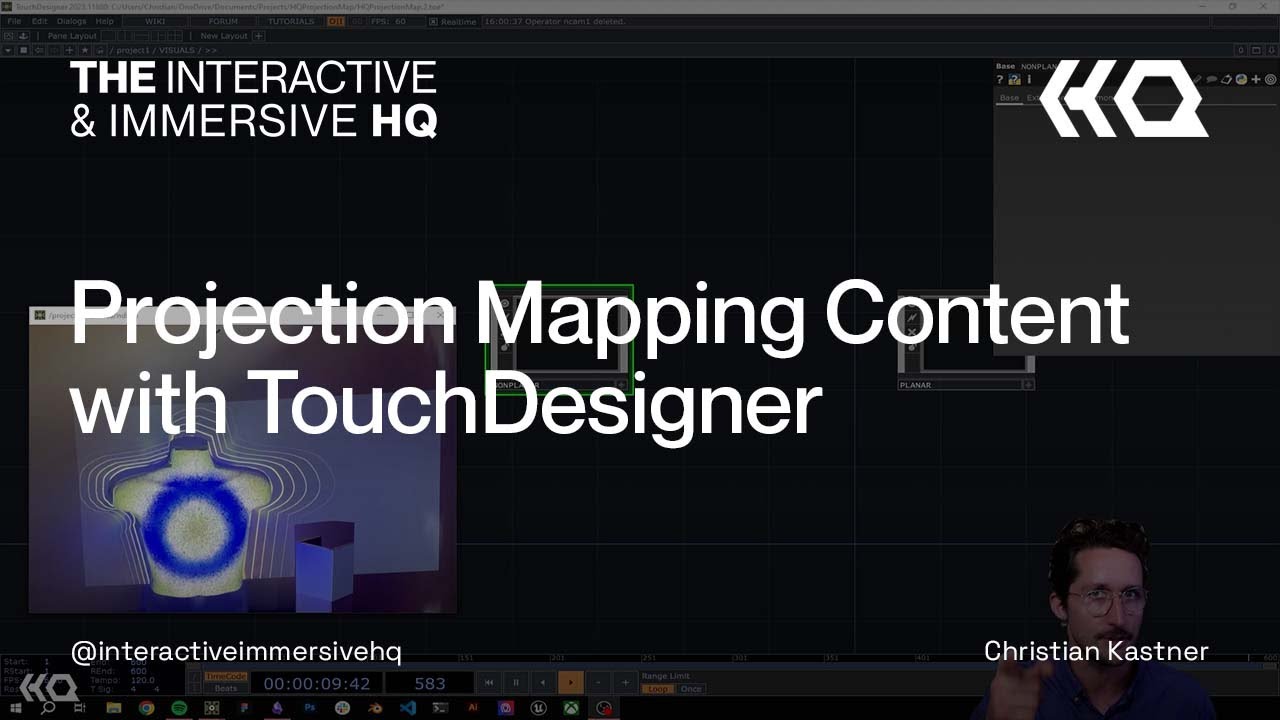 Projection Mapping Content with TouchDesigner - TouchDesigner Tutorial 180