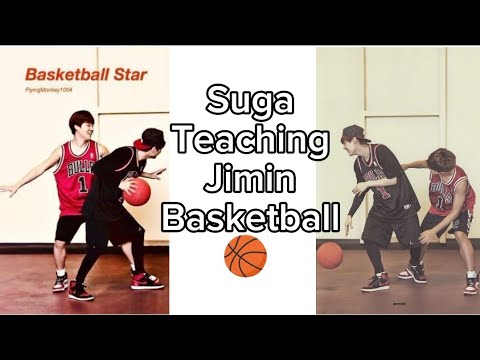 [ENG SUB] BTS SUGA Teaching JIMIN Basketball|BTS plays Basketball buddies Suga Coach Yoomin moments