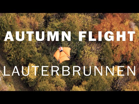 Autumn Wingsuit Flight - Lauterbrunnen, Switzerland