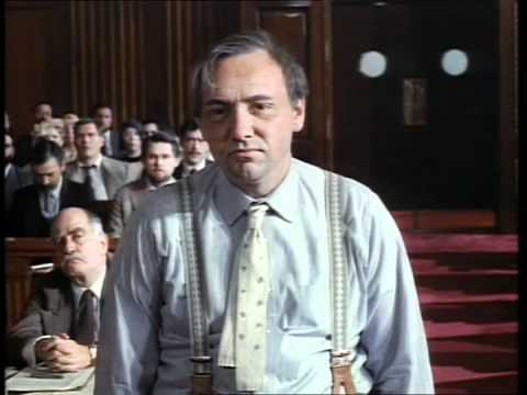 Kevin Spacey portraying Clarence Darrow. Closing speech in the Leopold & Loeb trial