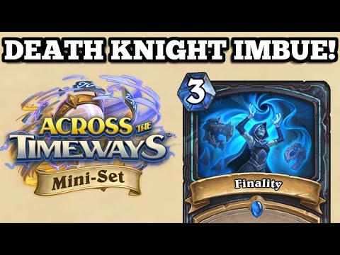 DEATH KNIGHT IMBUE REVEALED!.... and it kind of sucks? Weapon Rogue is back again?