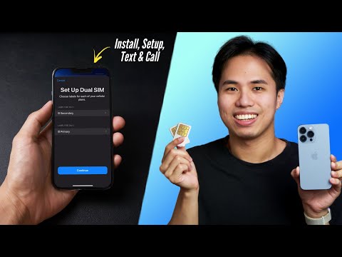 Dual SIM iPhone - Install, Setup, Call & Text! (For iPhone 14, 13, 12, 11, XS, XR, SE 2)