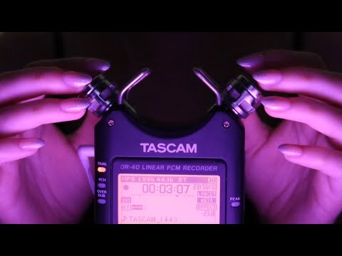 ASMR Tascam Tingly Sounds (Mic Tapping/Scratching/Stroking, Breathing, Tk tk)