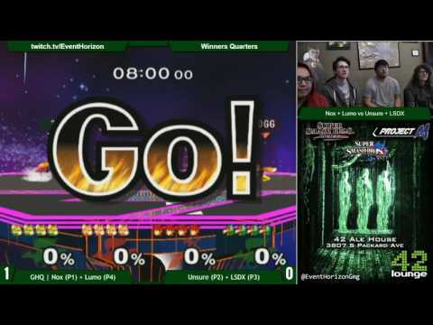 Construct 78 - GHQ | Nox + Lumo VS Unsure + LSDX - Melee Doubles WQ