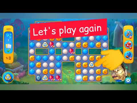 Fishdom 2022, no Boosters,  522   level  -  прохождение без бустеров,  522   уровень.