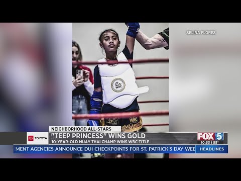 'Teen Princess' wins gold in Muay Thai championship