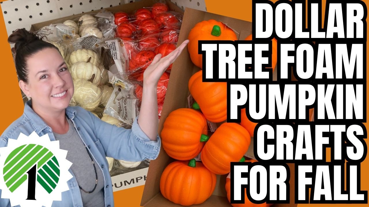 6 Easy Dollar Tree Pumpkin Crafts You Need to Try!