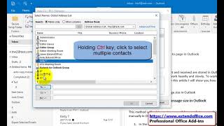 How to automatically bcc all emails you sent in Outlook