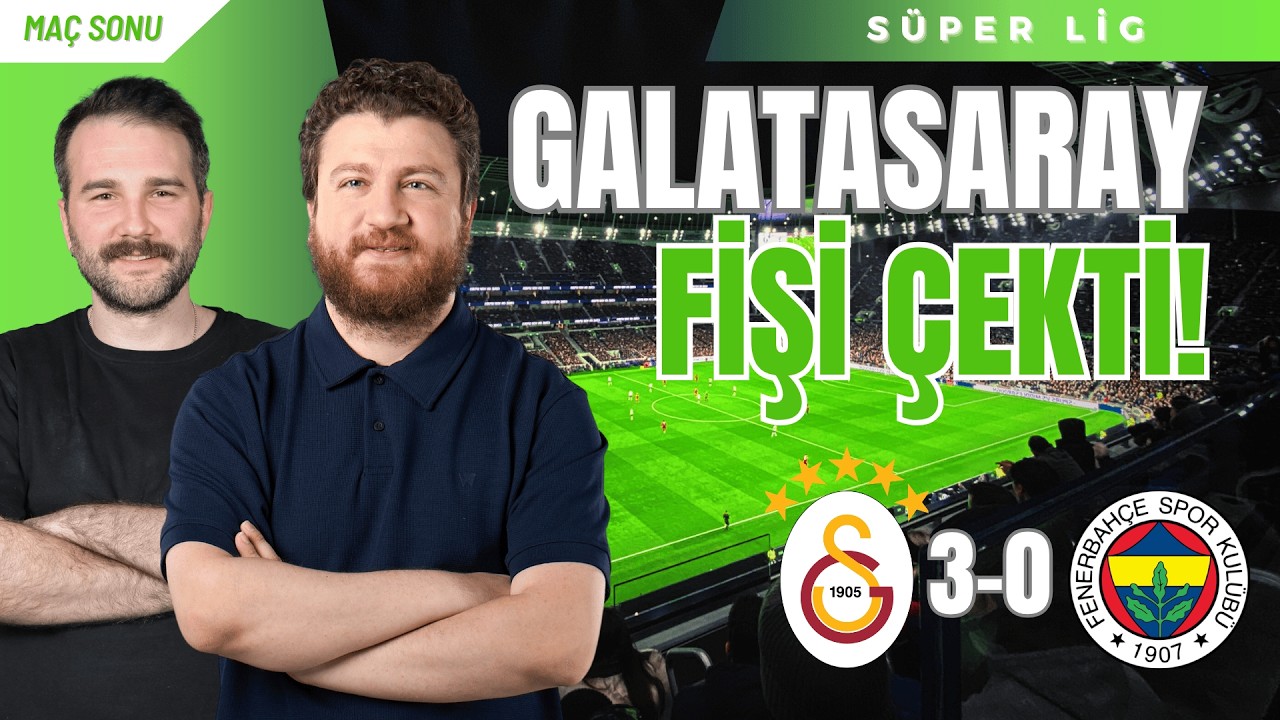 Galatasaray 3-0 Fenerbahçe | Okan Buruk 4'lemesi, Sane Şov, Ederson İflası...