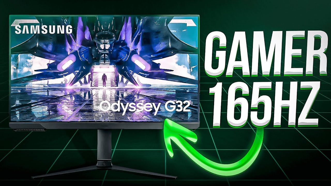 SURREAL! Samsung Odyssey G32 | Monitor GAMER para CS2 com 165Hz! Unboxing e Impressões