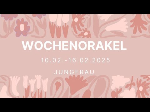 WOCHENORAKEL JUNGFRAU ♍️| 10.02.-16.02.2025 Die Masken fallen. Schau genau hin!