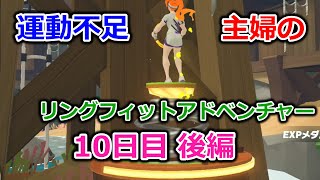 【実況】運動不足主婦とリングフィットアドベンチャー10日目後編