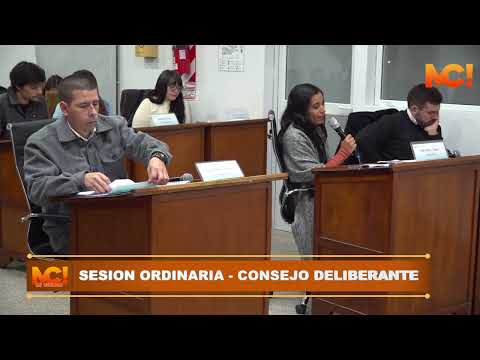 X sesion ordinaria del Honorable Concejo Deliberante  de Gral Viamonte.