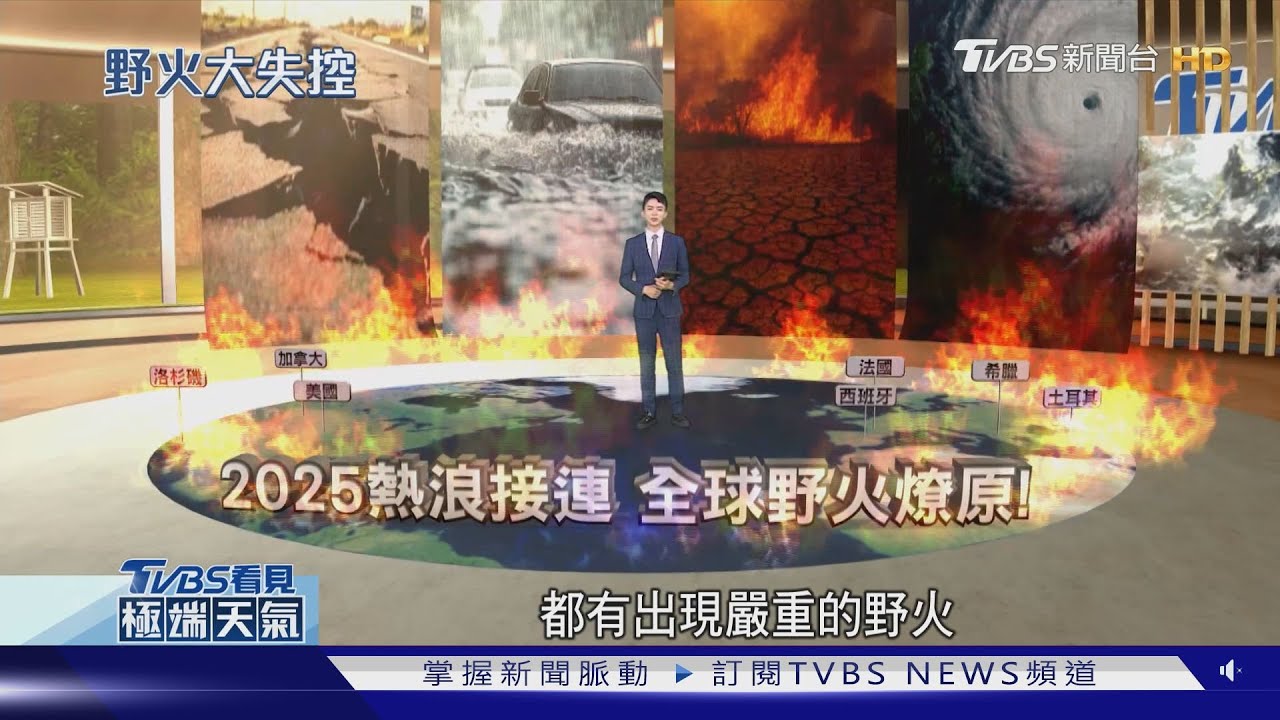 看見極端天氣／暖化加劇極端旱澇　全球野火大「烤」驗
