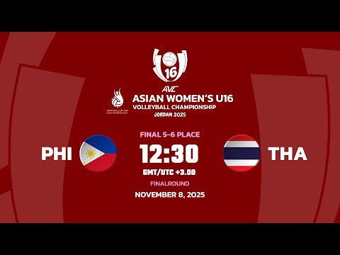 [ L!VE I FINAL 5-6 ] THAILAND VS PHILIPPINES I 2ND ASIAN WOMEN'S U16 CHAMPIONSHIP