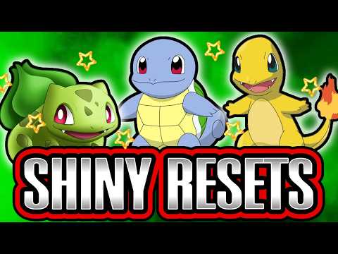 How to SOFT RESET for SHINY STARTERS in Pokemon Fire Red and Leaf Green!