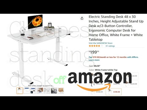 Best deal: Standing desk off Amazon (REVIEW) PART 1??