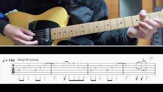 [TAB譜] Higher Place/Journey Guitar riff [ギター]