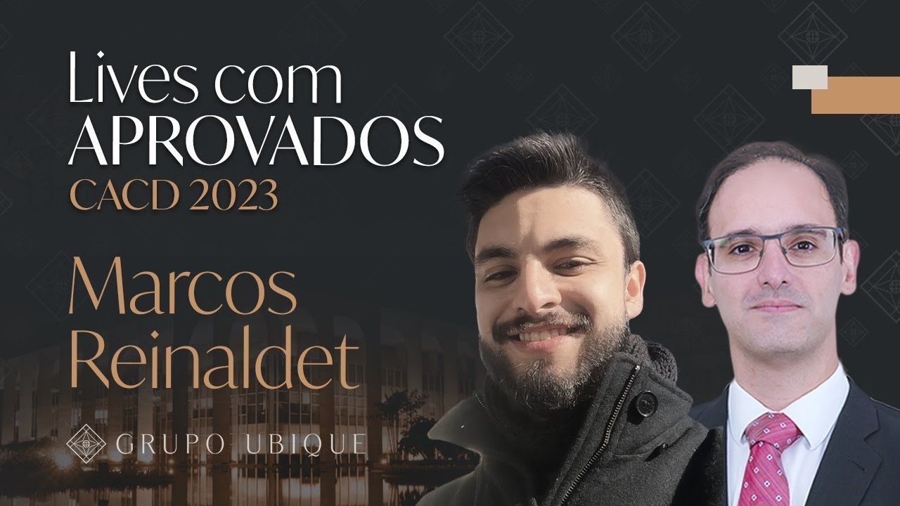 Entrevista com aprovados no CACD 2023 - Marcos Reinaldet