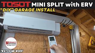 DIY Tosot Mini Split with ERV | Helping a Buddy at His Garage