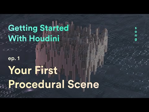 Your First Procedural Scene – Getting Started With Houdini ep. 1