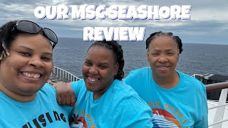 MSC SEASHORE REVIEW