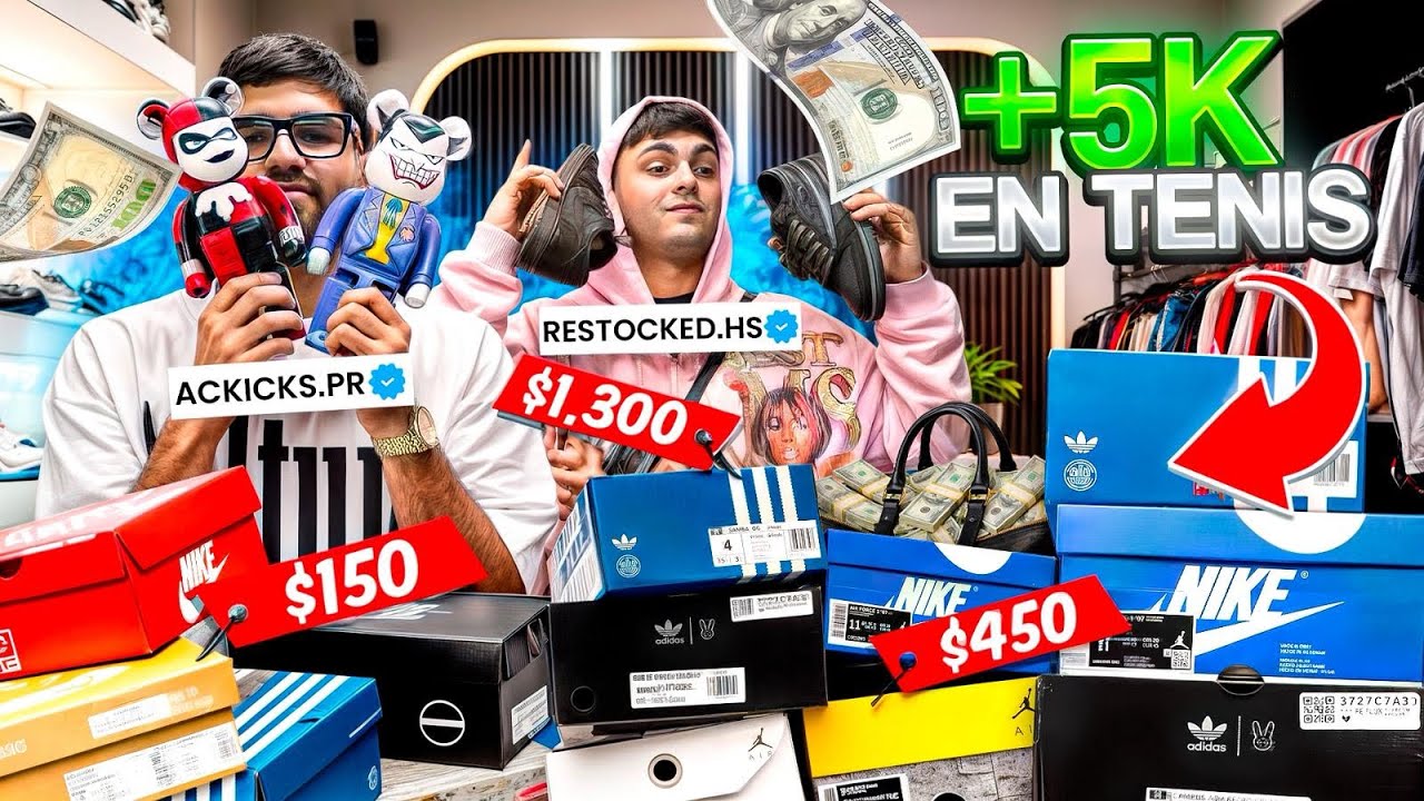 CASHOUT DE 40 PARES EN TIENDA
