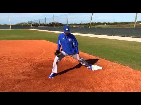 First Base Footwork Drills - Fundamentals of First Base Series by IMG Academy Baseball (2 of 4)