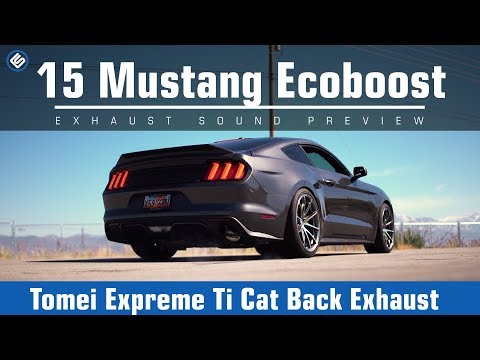 Tomei Expreme Ti Cat Back Exhaust Ford Mustang Ecoboost 2015+
