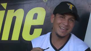 Brandon Leyton, el nica que desde Clase A llegó hasta Triple A en 2022