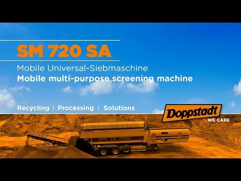 Doppstadt SM 720 SA Plus - Die neue mobile Universal-Siebmaschine