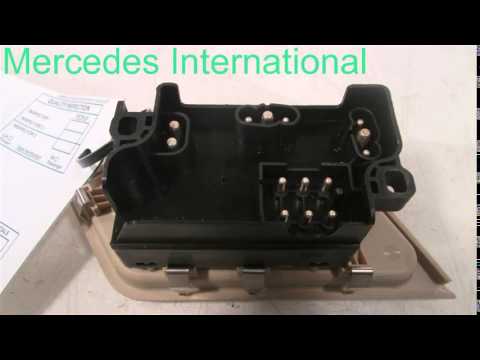 1994 Mercedes C220 LH SEAT SWITCH TAN 2028200710 - mbiparts.com Used OEM Mercedes Parts - Dis... OEM