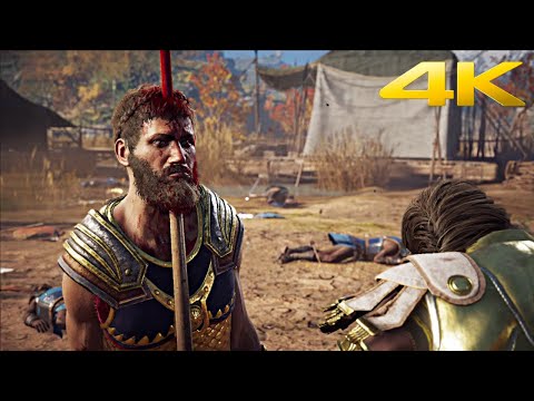 Assassins Creed Odyssey Brasidas vs Deimos 4K 60FPS