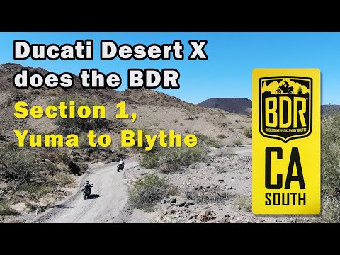 California BDR with the Ducati Desert X - Section 1