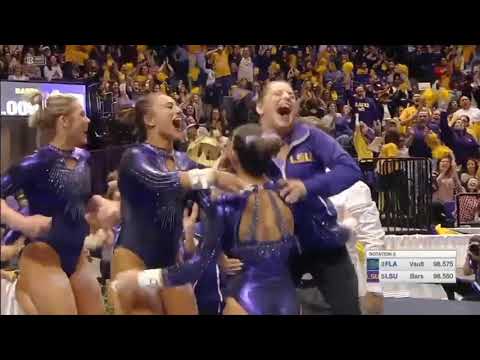 Sarah Finnegan Bars LSU Vs Florida 2019 9.975