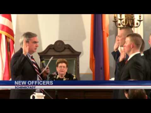 Schenectady swears in new officers