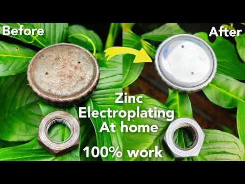 How to zinc electroplating old motorcycle parts