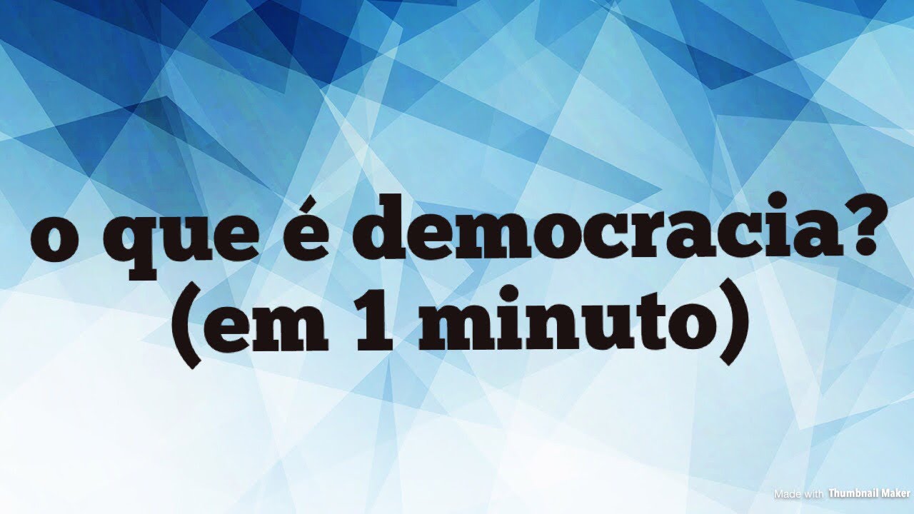 O Que é Viver Democracia O Que é Viver Democracia