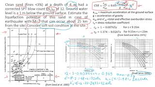 How to Estimate Cyclic Stress Ratio and Liquefaction of Sand Triggered by Earthquake