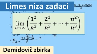 Limes niza zadaci - Demidovič zbirka zadatak 53