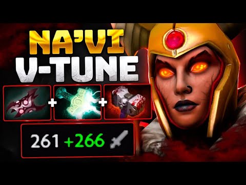 Керри ЛЕГИОНКА от игрока NAVI 🔥 V-tune тренирует LC POS1 Dota 2