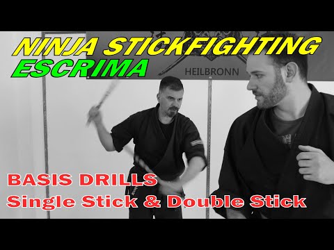 Escrima drills for home - Simple and efficient training with the single stick & double stick